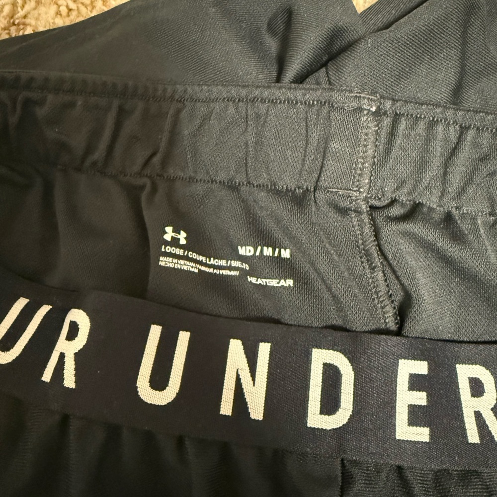 Under Armour Women's Athletic Black Shorts - Picture 3 of 3